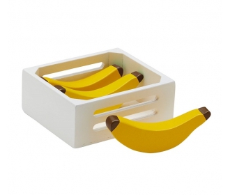 Kids Concept  -  Skrzynka Drewniana z Bananami