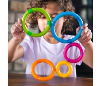 Fat Brain Toys  -  Magnetyczne Sprytne Kółka Tinker Rings