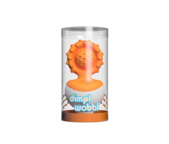 Fat Brain Toys     -     Wańka Wstańka Gryzak Dimpl Wobbl Pomarańczowy