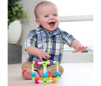 Fat Brain Toys      -     kostka sensoryczna dla niemowląt Sześcianik Quubi