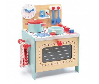Djeco   -   Drewniana Kuchenka Blue Dj06507