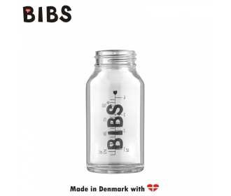BIBS - Bibs  -  Antykolkowa Butelka Szklana Dla Niemowląt 110 ml
