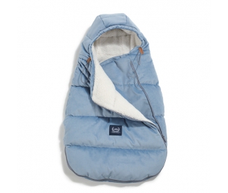 La Millou   -   Velvet Collection  -  śpiworek zimowy Aspen Winterproof Stroller Bag Baby  -  Wind Blue