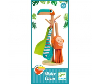 Djeco    -    Drewniany Zestaw do Sprzątania Mister Clean Dj06648
