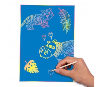 Apli Kids - Zestaw Wydrapywanek Apli Kids  -  Magic Scratch Colors a4