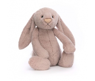 JellyCat - Króliczek Luxe Pudrowy Róż 51 cm