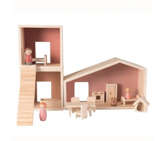 Egmont Toys® - Drewniany Modułowy Domek Dla Lalek | Egmont Toys®