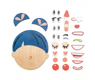 tender leaf toys - Drewniana Tablica Edukacyjna  -  Emocje, Tender Leaf Toys