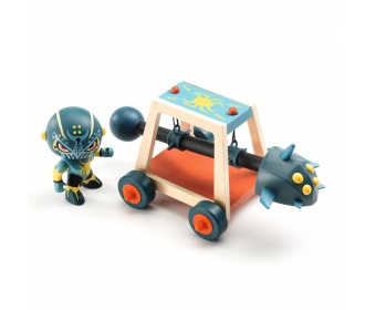 Djeco                             -                            Figurka  Wojownika  Arty Toys      -     Spider Attak i Taran Dj06750