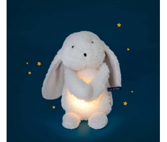 Moulin Roty           -      Pluszowa Lampka Królik Puce & Pilou 684030